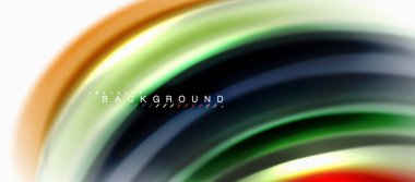 Sıvı sıvı karıştırma renkler konsepti üzerine açık gri renkli, eğri akışı, trendy soyut düzeni şablonu iş veya teknoloji sunu veya web broşür kapak için duvar kağıdı