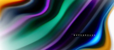 Sıvı sıvı karıştırma renkler konsepti üzerine açık gri renkli, eğri akışı, trendy soyut düzeni şablonu iş veya teknoloji sunu veya web broşür kapak için duvar kağıdı