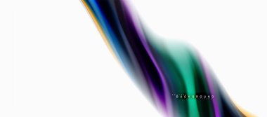 Sıvı sıvı karıştırma renkler konsepti üzerine açık gri renkli, eğri akışı, trendy soyut düzeni şablonu iş veya teknoloji sunu veya web broşür kapak için duvar kağıdı