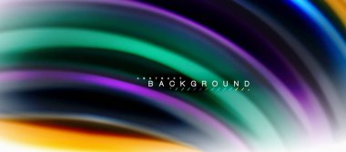 Sıvı sıvı karıştırma renkler konsepti üzerine açık gri renkli, eğri akışı, trendy soyut düzeni şablonu iş veya teknoloji sunu veya web broşür kapak için duvar kağıdı