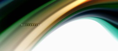 Sıvı sıvı karıştırma renkler konsepti üzerine açık gri renkli, eğri akışı, trendy soyut düzeni şablonu iş veya teknoloji sunu veya web broşür kapak için duvar kağıdı