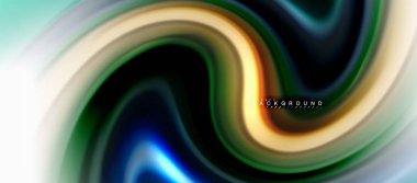 Sıvı sıvı karıştırma renkler konsepti üzerine açık gri renkli, eğri akışı, trendy soyut düzeni şablonu iş veya teknoloji sunu veya web broşür kapak için duvar kağıdı