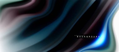 Sıvı sıvı karıştırma renkler konsepti üzerine açık gri renkli, eğri akışı, trendy soyut düzeni şablonu iş veya teknoloji sunu veya web broşür kapak için duvar kağıdı