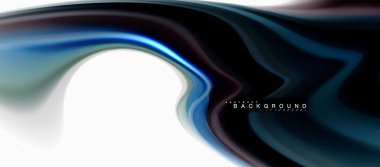 Sıvı sıvı karıştırma renkler konsepti üzerine açık gri renkli, eğri akışı, trendy soyut düzeni şablonu iş veya teknoloji sunu veya web broşür kapak için duvar kağıdı