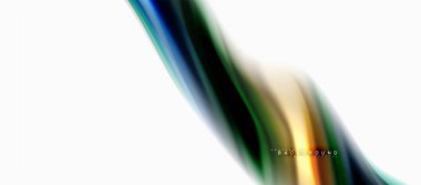 Sıvı sıvı karıştırma renkler konsepti üzerine açık gri renkli, eğri akışı, trendy soyut düzeni şablonu iş veya teknoloji sunu veya web broşür kapak için duvar kağıdı