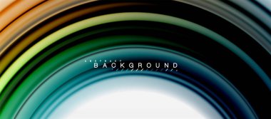 Gökkuşağı sıvı soyut girdap şekli, bükülmüş sıvı renkler tasarım, renkli mermer veya plastik dalgalı doku arka plan, çok renkli şablonu için iş veya teknoloji sunu veya web broşürü