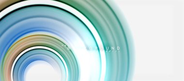 Gökkuşağı sıvı renkli arka plan - girdap ve daireler, bükülmüş sıvı renkler, renkli mermer veya plastik dalgalı doku zemin, çok renkli şablonu için iş veya teknoloji