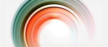 Gökkuşağı sıvı renkli arka plan - girdap ve daireler, bükülmüş sıvı renkler, renkli mermer veya plastik dalgalı doku zemin, çok renkli şablonu için iş veya teknoloji