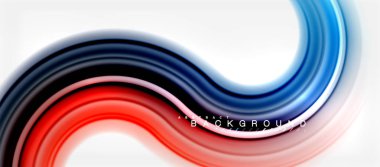 Gökkuşağı sıvı renkli arka plan - girdap ve daireler, bükülmüş sıvı renkler, renkli mermer veya plastik dalgalı doku zemin, çok renkli şablonu için iş veya teknoloji