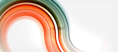 Gökkuşağı sıvı renkli arka plan - girdap ve daireler, bükülmüş sıvı renkler, renkli mermer veya plastik dalgalı doku zemin, çok renkli şablonu için iş veya teknoloji