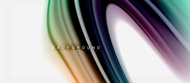 Gökkuşağı sıvı renk arka plan Bükülü sıvı tasarım, renkli mermer veya plastik dalgalı doku zemin, çok renkli şablonu için iş veya teknoloji sunu veya web broşür kapak