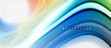 Gökkuşağı sıvı renk arka plan Bükülü sıvı tasarım, renkli mermer veya plastik dalgalı doku zemin, çok renkli şablonu için iş veya teknoloji sunu veya web broşür kapak