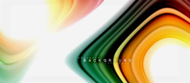 Gökkuşağı sıvı renk arka plan Bükülü sıvı tasarım, renkli mermer veya plastik dalgalı doku zemin, çok renkli şablonu için iş veya teknoloji sunu veya web broşür kapak