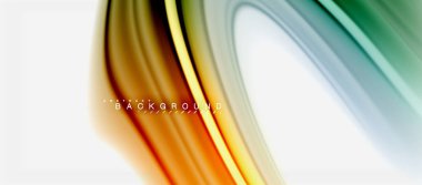 Gökkuşağı sıvı renk arka plan Bükülü sıvı tasarım, renkli mermer veya plastik dalgalı doku zemin, çok renkli şablonu için iş veya teknoloji sunu veya web broşür kapak