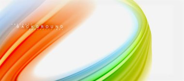 Gökkuşağı sıvı renk arka plan Bükülü sıvı tasarım, renkli mermer veya plastik dalgalı doku zemin, çok renkli şablonu için iş veya teknoloji sunu veya web broşür kapak