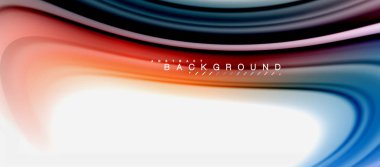 Gökkuşağı sıvı renk arka plan Bükülü sıvı tasarım, renkli mermer veya plastik dalgalı doku zemin, çok renkli şablonu için iş veya teknoloji sunu veya web broşür kapak