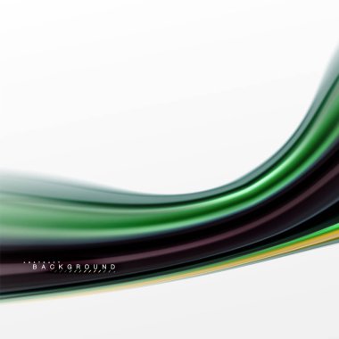 Sıvı sıvı karıştırma renkler konsepti üzerine açık gri renkli, eğri akışı, trendy soyut düzeni şablonu iş veya teknoloji sunu veya web broşür kapak için duvar kağıdı