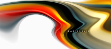 Sıvı sıvı karıştırma renkler konsepti üzerine açık gri renkli, eğri akışı, trendy soyut düzeni şablonu iş veya teknoloji sunu veya web broşür kapak için duvar kağıdı