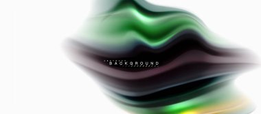 Sıvı sıvı karıştırma renkler konsepti üzerine açık gri renkli, eğri akışı, trendy soyut düzeni şablonu iş veya teknoloji sunu veya web broşür kapak için duvar kağıdı