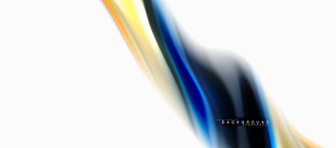 Sıvı sıvı karıştırma renkler konsepti üzerine açık gri renkli, eğri akışı, trendy soyut düzeni şablonu iş veya teknoloji sunu veya web broşür kapak için duvar kağıdı