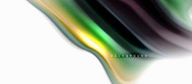 Sıvı sıvı karıştırma renkler konsepti üzerine açık gri renkli, eğri akışı, trendy soyut düzeni şablonu iş veya teknoloji sunu veya web broşür kapak için duvar kağıdı