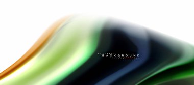 Sıvı sıvı karıştırma renkler konsepti üzerine açık gri renkli, eğri akışı, trendy soyut düzeni şablonu iş veya teknoloji sunu veya web broşür kapak için duvar kağıdı