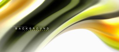 Sıvı sıvı karıştırma renkler konsepti üzerine açık gri renkli, eğri akışı, trendy soyut düzeni şablonu iş veya teknoloji sunu veya web broşür kapak için duvar kağıdı