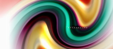 Sıvı sıvı karıştırma renkler konsepti üzerine açık gri renkli, eğri akışı, trendy soyut düzeni şablonu iş veya teknoloji sunu veya web broşür kapak için duvar kağıdı