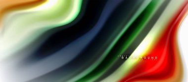 Sıvı sıvı karıştırma renkler konsepti üzerine açık gri renkli, eğri akışı, trendy soyut düzeni şablonu iş veya teknoloji sunu veya web broşür kapak için duvar kağıdı