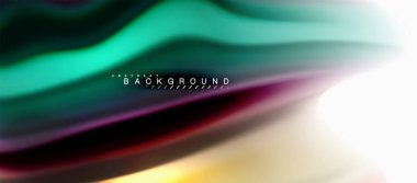 Sıvı sıvı karıştırma renkler konsepti üzerine açık gri renkli, eğri akışı, trendy soyut düzeni şablonu iş veya teknoloji sunu veya web broşür kapak için duvar kağıdı