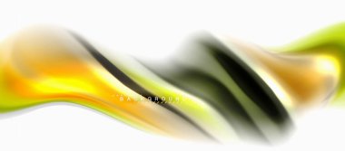 Sıvı sıvı karıştırma renkler konsepti üzerine açık gri renkli, eğri akışı, trendy soyut düzeni şablonu iş veya teknoloji sunu veya web broşür kapak için duvar kağıdı