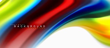 Sıvı sıvı karıştırma renkler konsepti üzerine açık gri renkli, eğri akışı, trendy soyut düzeni şablonu iş veya teknoloji sunu veya web broşür kapak için duvar kağıdı