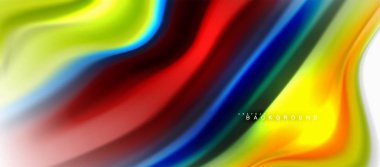 Sıvı sıvı karıştırma renkler konsepti üzerine açık gri renkli, eğri akışı, trendy soyut düzeni şablonu iş veya teknoloji sunu veya web broşür kapak için duvar kağıdı