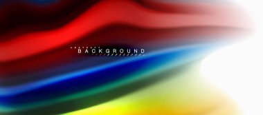 Sıvı sıvı karıştırma renkler konsepti üzerine açık gri renkli, eğri akışı, trendy soyut düzeni şablonu iş veya teknoloji sunu veya web broşür kapak için duvar kağıdı