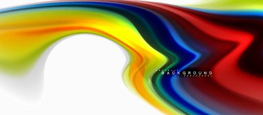 Sıvı sıvı karıştırma renkler konsepti üzerine açık gri renkli, eğri akışı, trendy soyut düzeni şablonu iş veya teknoloji sunu veya web broşür kapak için duvar kağıdı