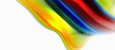 Sıvı sıvı karıştırma renkler konsepti üzerine açık gri renkli, eğri akışı, trendy soyut düzeni şablonu iş veya teknoloji sunu veya web broşür kapak için duvar kağıdı