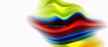 Sıvı sıvı karıştırma konsepti üzerine açık gri renkli, eğri akışı, iş veya teknoloji sunu veya web broşür kapak, duvar kağıdı için trendy soyut düzeni şablonu renkleri. Vektör çizim