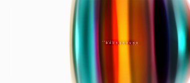 Sıvı sıvı karıştırma renkler konsepti üzerine açık gri renkli, eğri akışı, trendy soyut düzeni şablonu iş veya teknoloji sunu veya web broşür kapak için duvar kağıdı