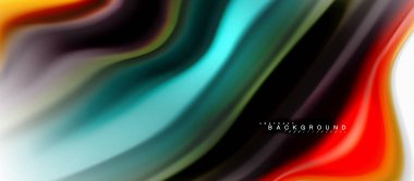 Sıvı sıvı karıştırma renkler konsepti üzerine açık gri renkli, eğri akışı, trendy soyut düzeni şablonu iş veya teknoloji sunu veya web broşür kapak için duvar kağıdı