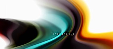 Sıvı sıvı karıştırma renkler konsepti üzerine açık gri renkli, eğri akışı, trendy soyut düzeni şablonu iş veya teknoloji sunu veya web broşür kapak için duvar kağıdı