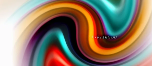 Fluidní tekutý mixování barev koncepce na světle šedém pozadí, křivky toku, moderní abstraktní rozložení šablony pro podnikání nebo technologií prezentaci nebo web brožura obálku, tapety — Stockový vektor