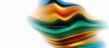 Sıvı sıvı karıştırma renkler konsepti üzerine açık gri renkli, eğri akışı, trendy soyut düzeni şablonu iş veya teknoloji sunu veya web broşür kapak için duvar kağıdı