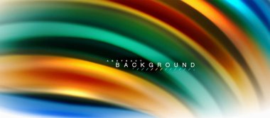 Sıvı sıvı karıştırma renkler konsepti üzerine açık gri renkli, eğri akışı, trendy soyut düzeni şablonu iş veya teknoloji sunu veya web broşür kapak için duvar kağıdı