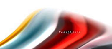 Sıvı sıvı karıştırma renkler konsepti üzerine açık gri renkli, eğri akışı, trendy soyut düzeni şablonu iş veya teknoloji sunu veya web broşür kapak için duvar kağıdı