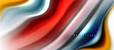 Sıvı sıvı karıştırma renkler konsepti üzerine açık gri renkli, eğri akışı, trendy soyut düzeni şablonu iş veya teknoloji sunu veya web broşür kapak için duvar kağıdı