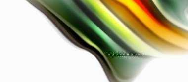 Sıvı sıvı karıştırma renkler konsepti üzerine açık gri renkli, eğri akışı, trendy soyut düzeni şablonu iş veya teknoloji sunu veya web broşür kapak için duvar kağıdı