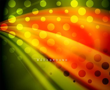 Neon holografik sıvı renkli dalga web, duvar kağıdı, desen, doku ve arka plan için