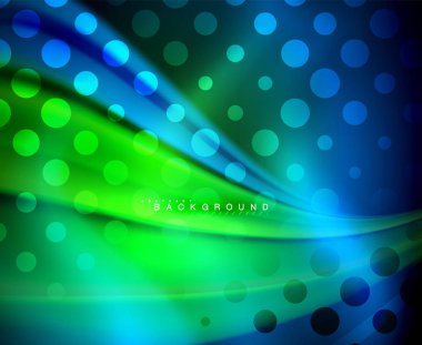 Neon holografik sıvı renkli dalga web, duvar kağıdı, desen, doku ve arka plan için