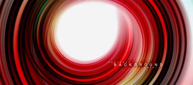 Gökkuşağı sıvı soyut girdap şekli, bükülmüş sıvı renkler tasarım, renkli mermer veya plastik dalgalı doku arka plan, çok renkli şablonu için iş veya teknoloji sunu veya web broşürü