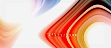 Gökkuşağı sıvı renk arka plan Bükülü sıvı tasarım, renkli mermer veya plastik dalgalı doku zemin, çok renkli şablonu için iş veya teknoloji sunu veya web broşür kapak